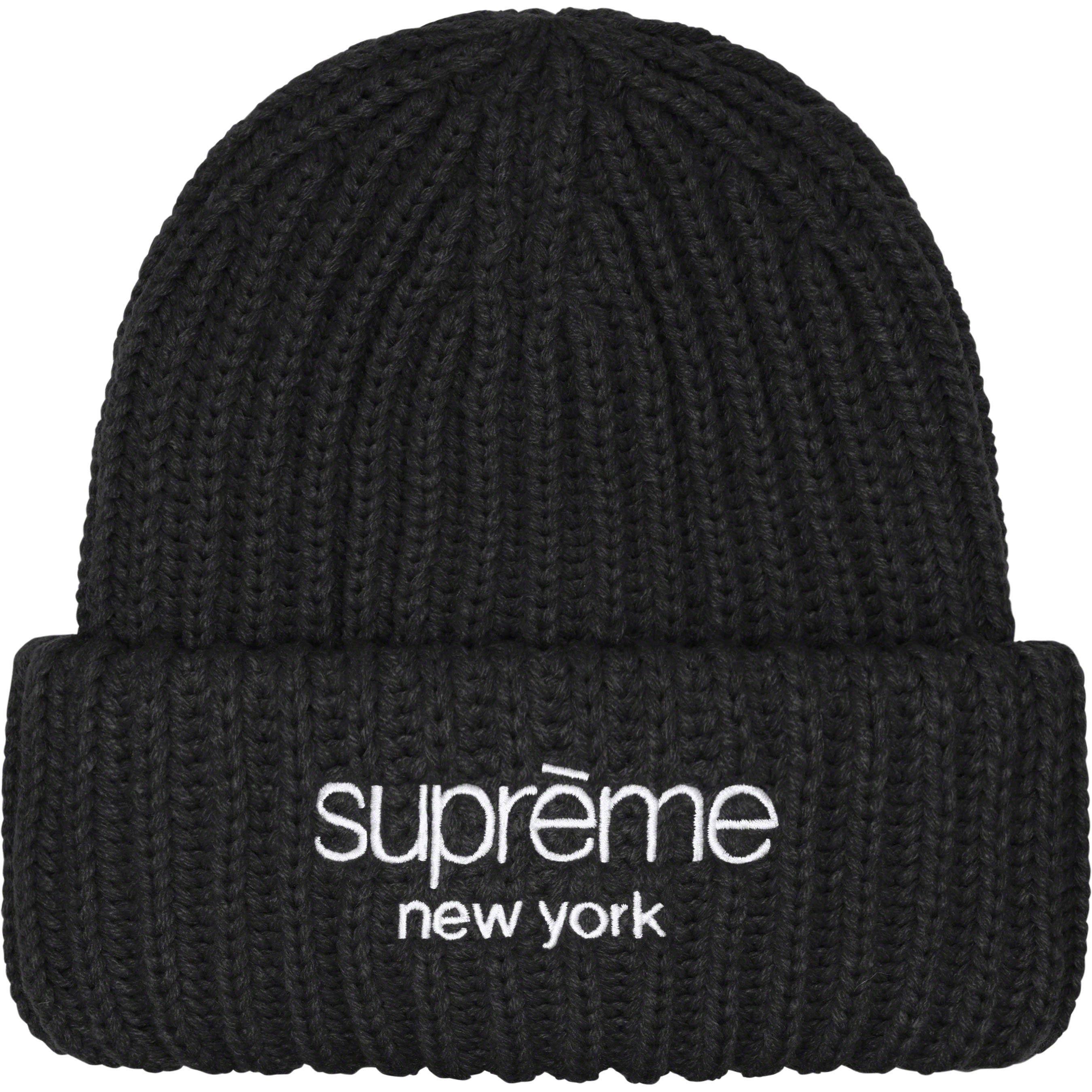 Classic Logo Chunky Ribbed Beanie view 3